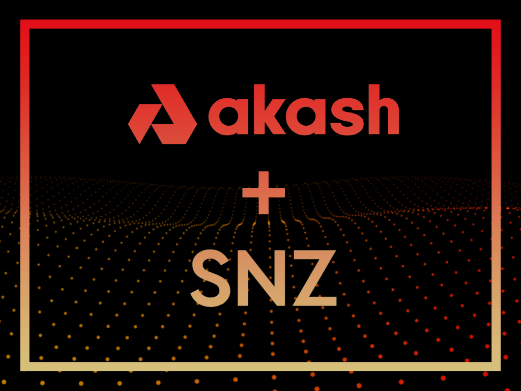 SNZ 加入 Akash 网络不可阻挡云平台