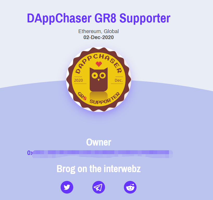“DAppChaser GR8支持者”徽章说明（中文版）