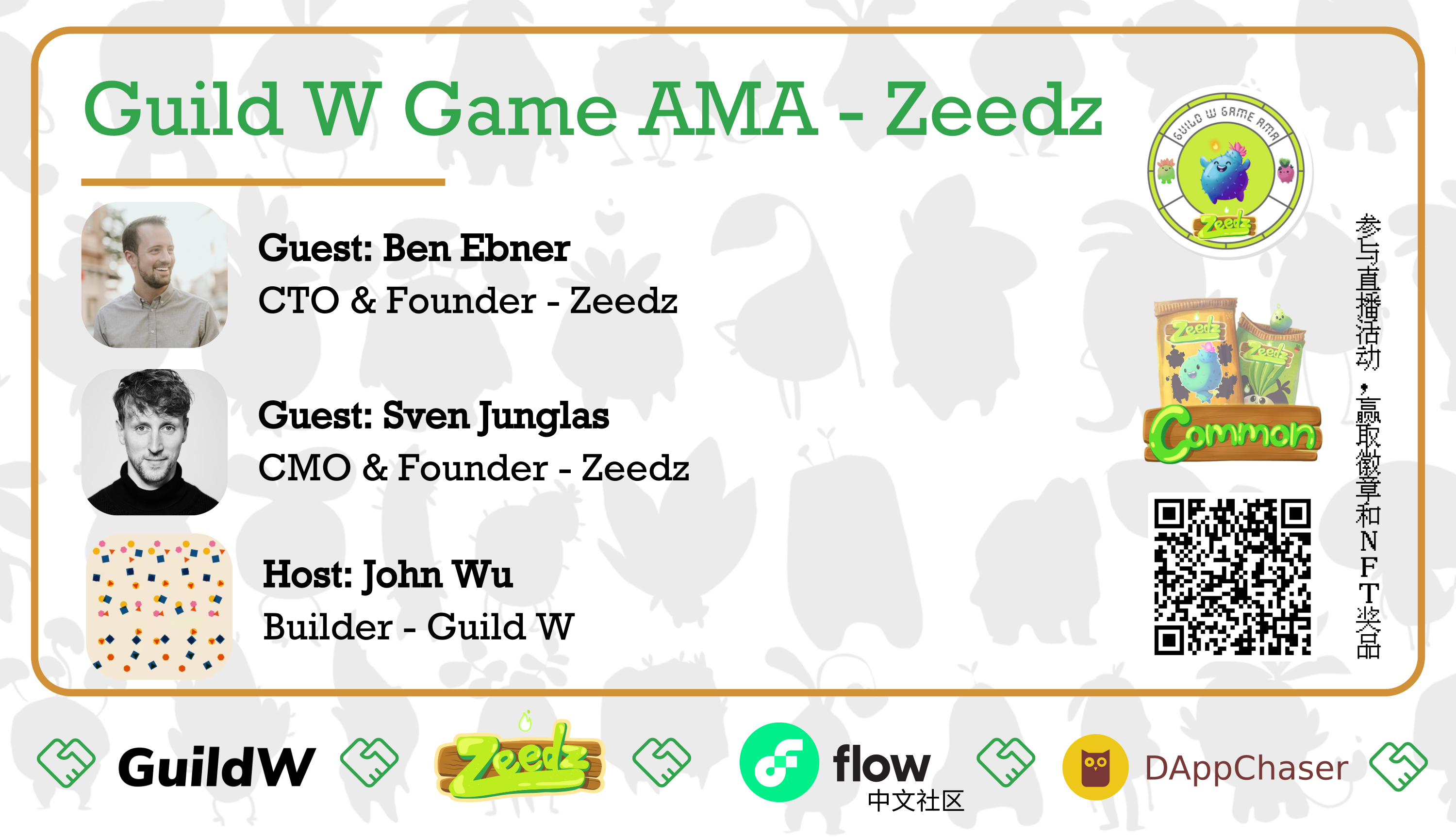 Guild W Zeedz AMA DAppChaser