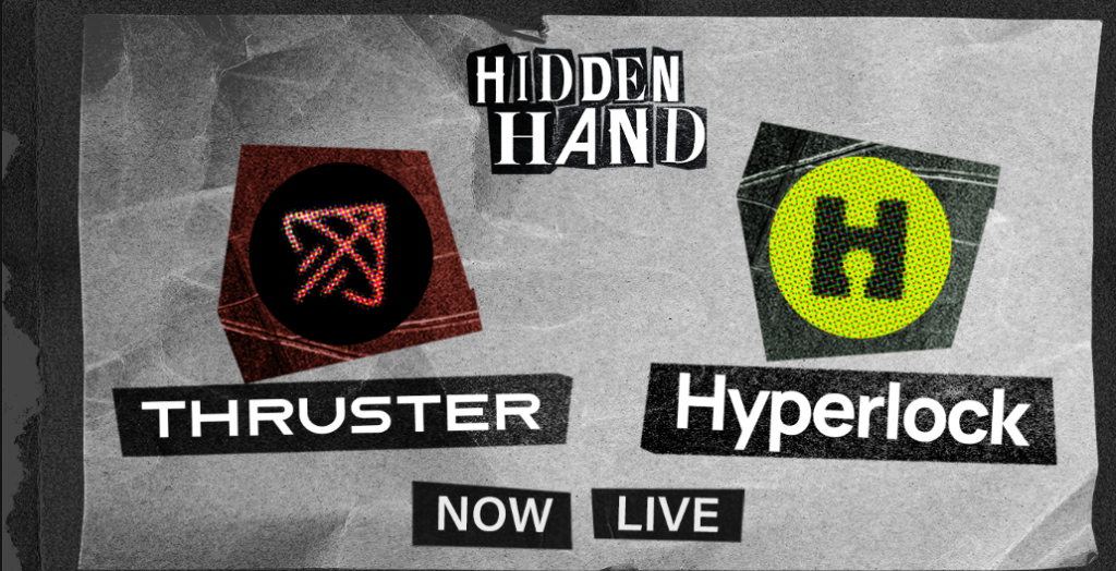 在 Hidden Hand 上推出 Thruster 与 Hyperlock 市场